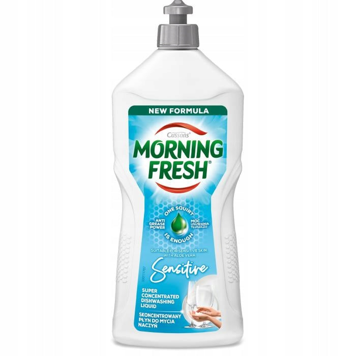 MORNING FRESH DISHWASHING LIQUID 900ML SENSITIVE ALOE VERA
