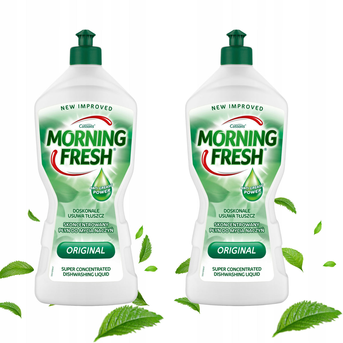 MORNING FRESH Dishwashing liquid ORIGINAL 2 x 900ml