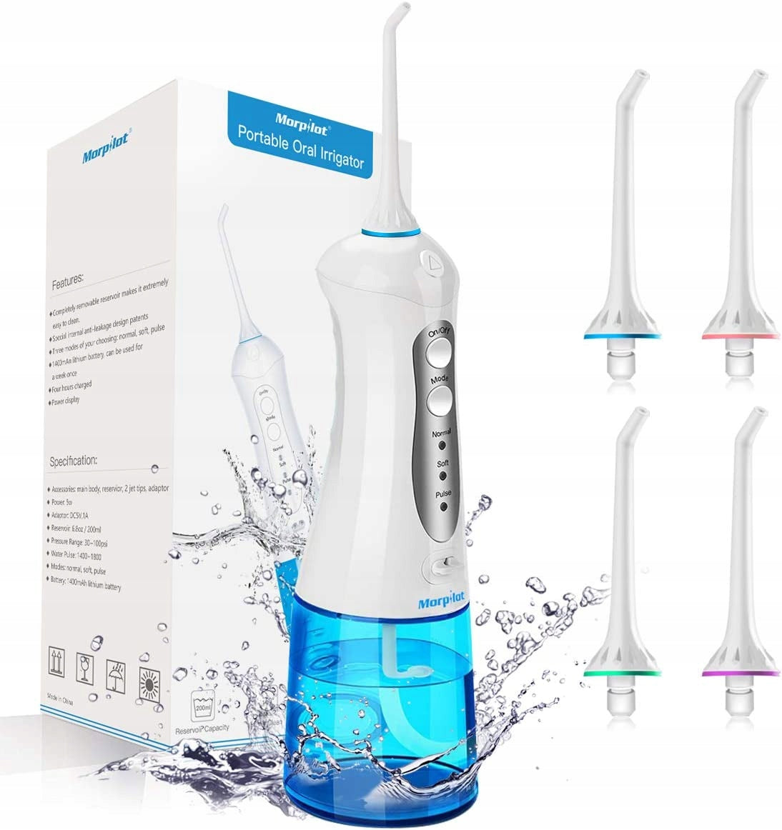 MORPILOT WIRELESS TOOTH IRRIGATOR