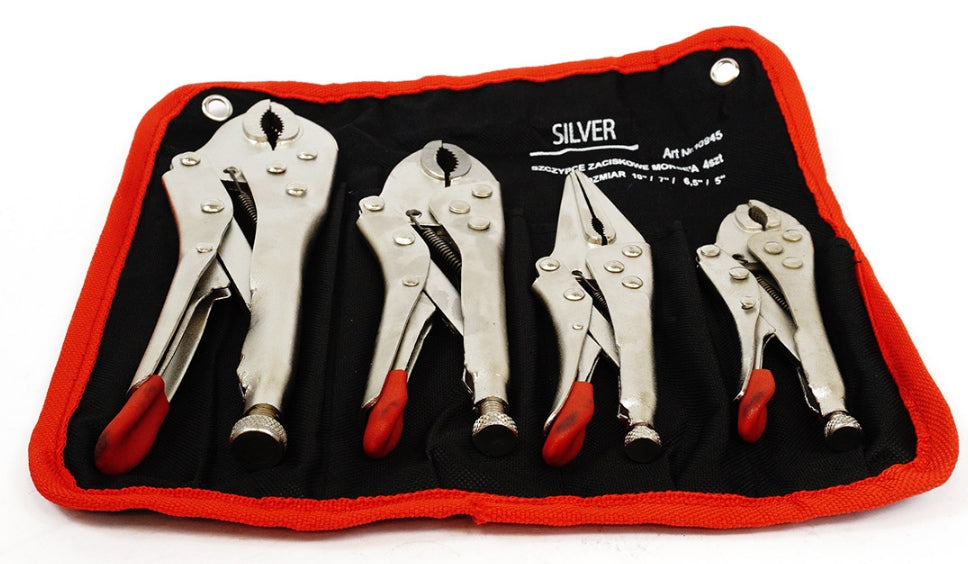 MORSE CLAMP PLIERS SET OF 4PCS MORSA WRENCH Brand Silver