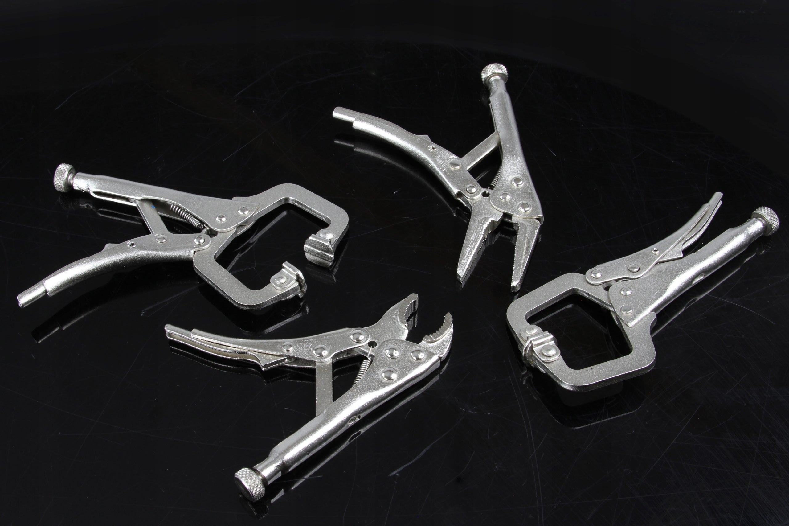 MORSEA CLAMP PLIERS WALRUS WRENCH FROG SET OF 4 Packaging status original