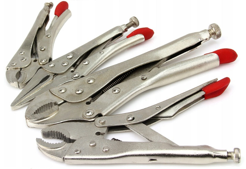MORSEA MORSA CLAMP PLIERS WELDING KEY FROG CASE SET OF 4el