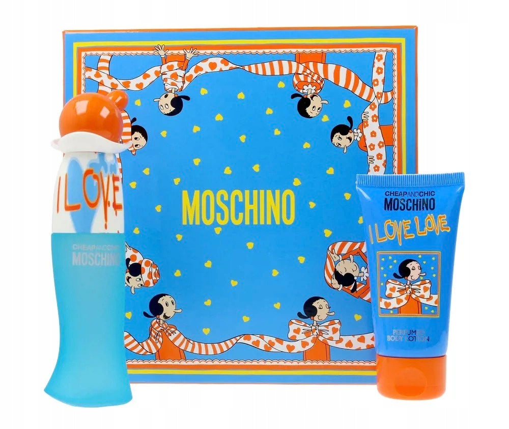 MOSCHINO CHEAP AND CHIC AND LOVE LOVE EDT SET