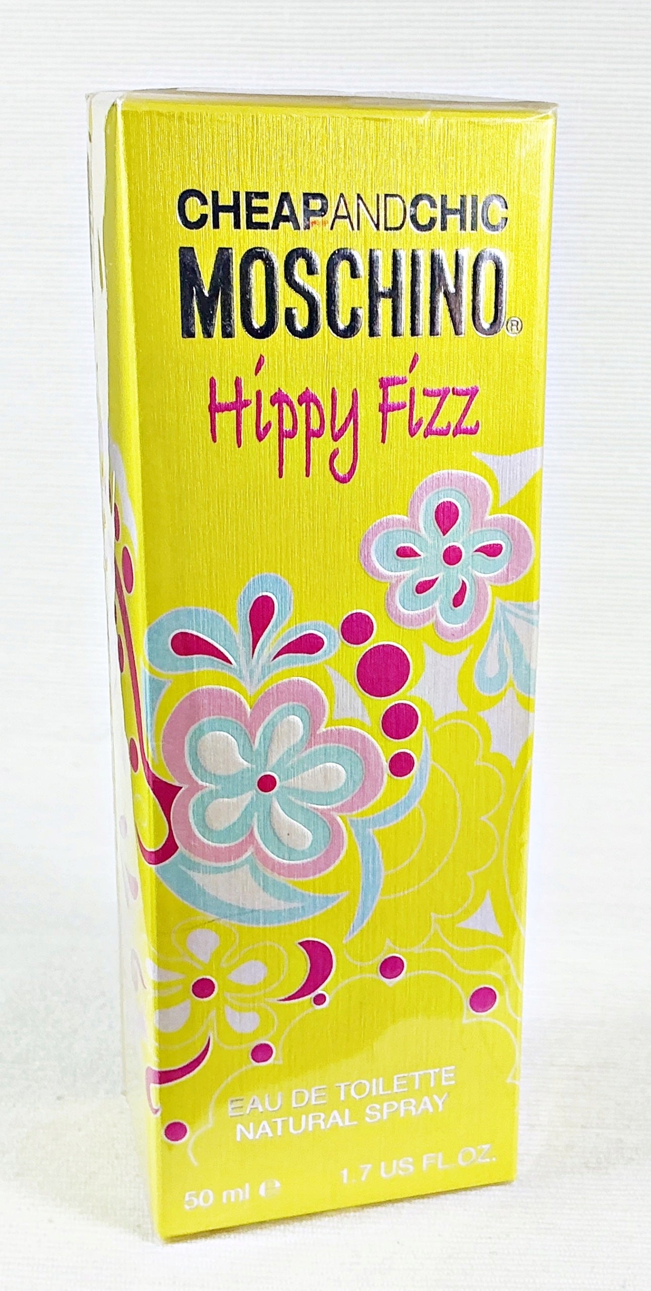MOSCHINO CHEAP&CHIC HIPPY FIZZ 50 ML EAU DE TOILETTE UNIQUE Packaging status original