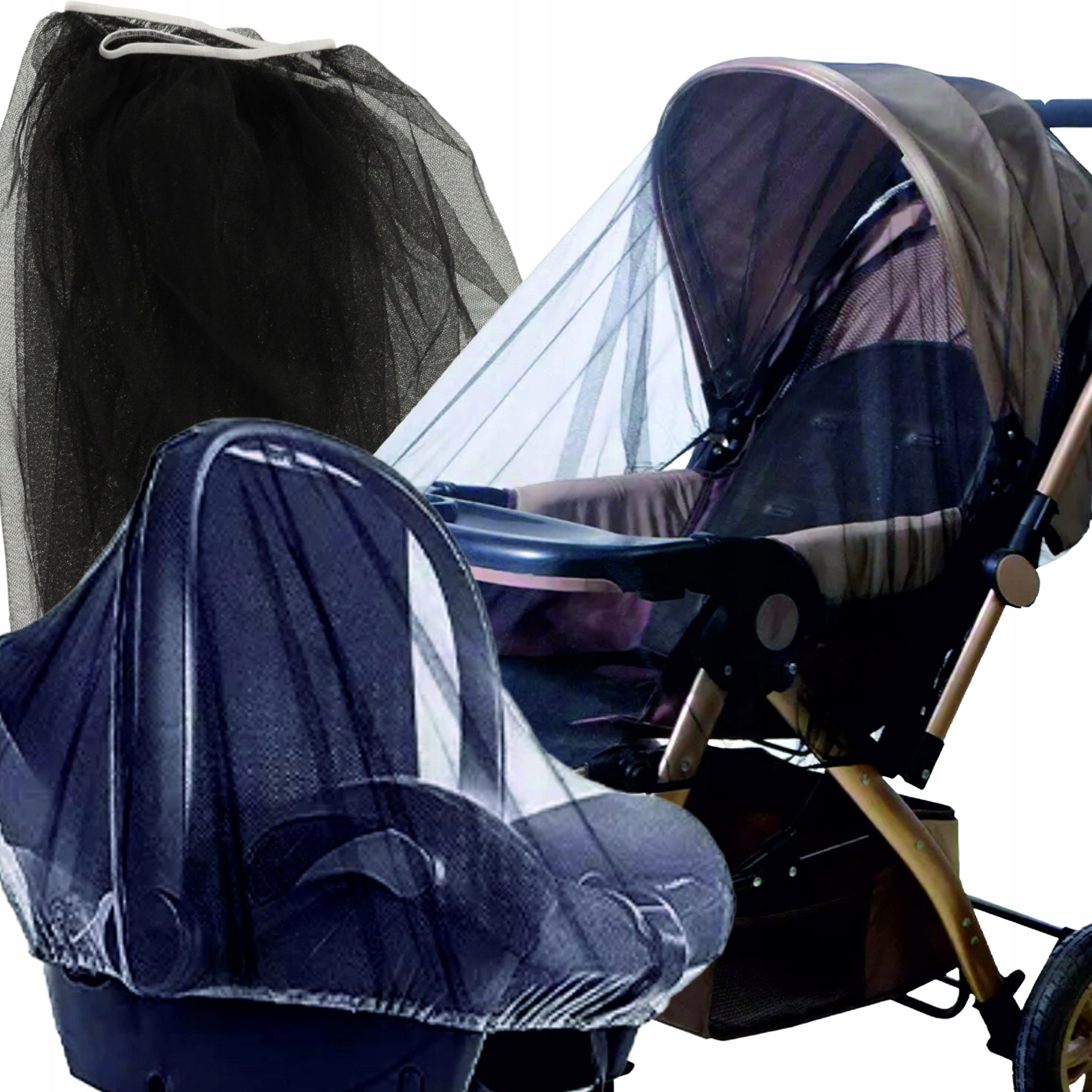 MOSQUITO NET FOR STROLLER GAG SEAT COT STROLLER MOSQUITO PROTECTION
