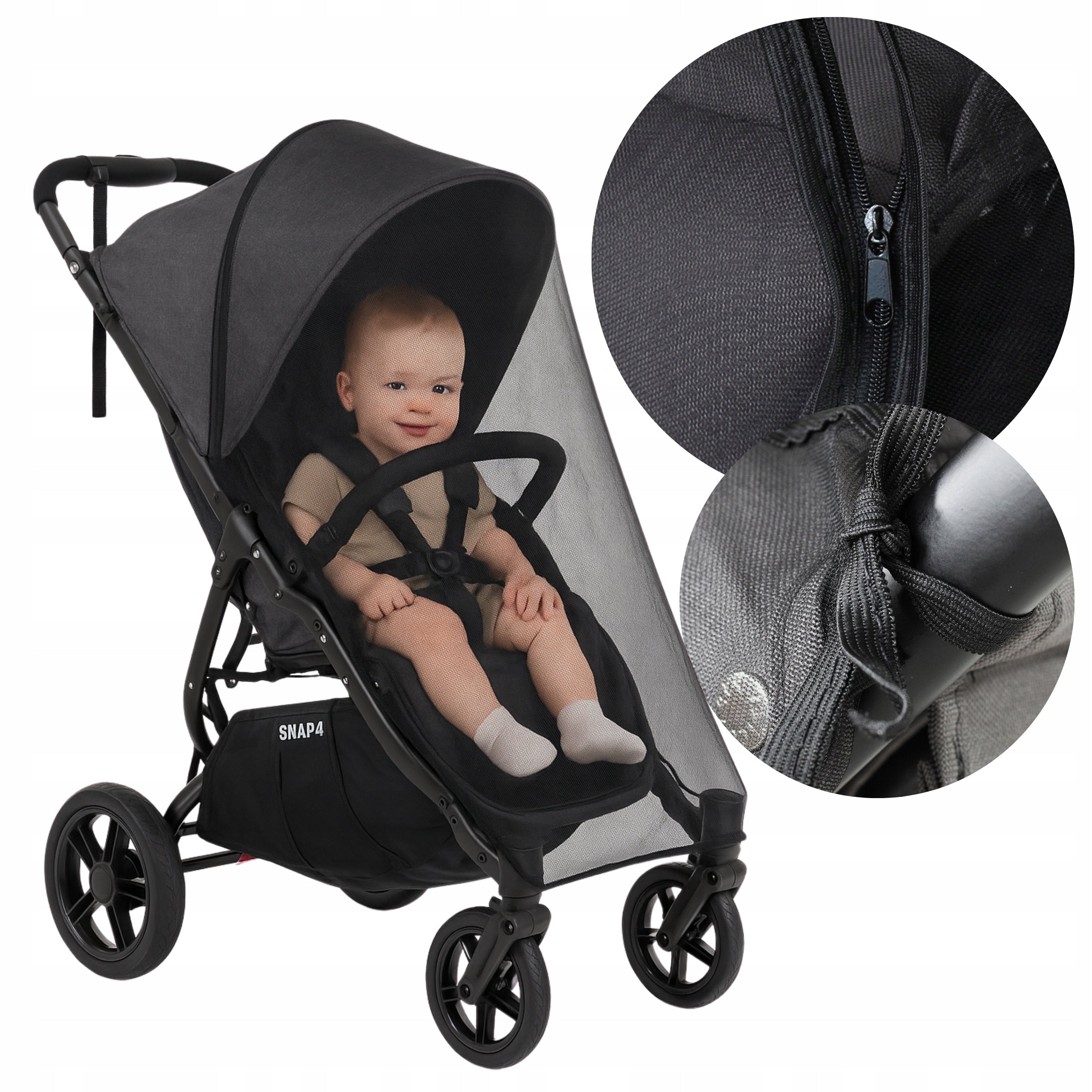 MOSQUITO NET FOR STROLLER PROTECTIVE DEDICATED VALCO BABY BABYSI