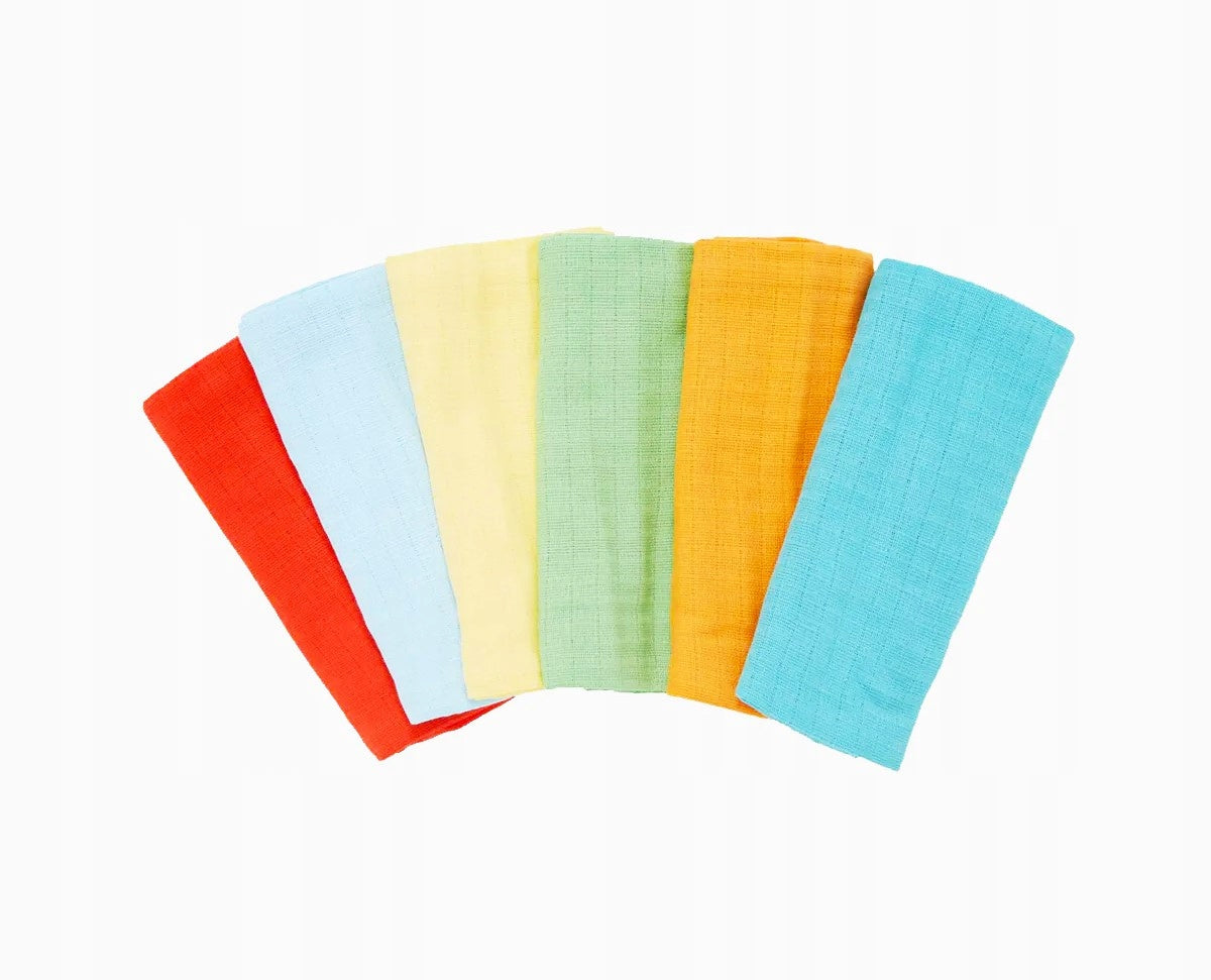 MOTHERCARE 6 PAK MUSLIN Diapers MIX 60 x 60 cm Sale
