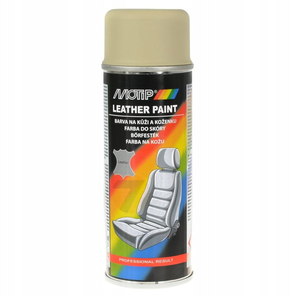 MOTIP Leather Vinyl Paint SKIN RENOVATION SPRAY 200ml BEIGE Manufacturer's catalog number 04234BS