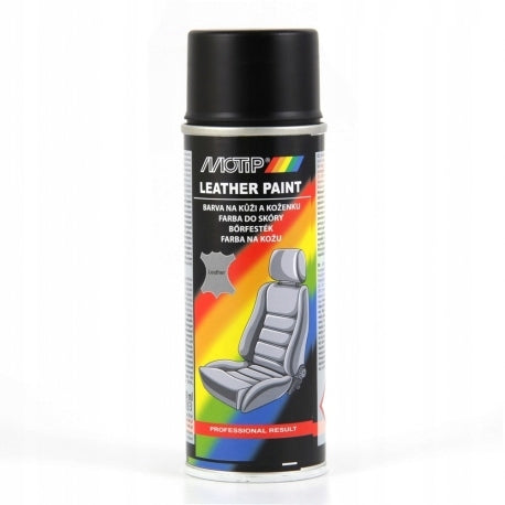 MOTIP SPRAY PAINT LEATHER LACQUER BLACK