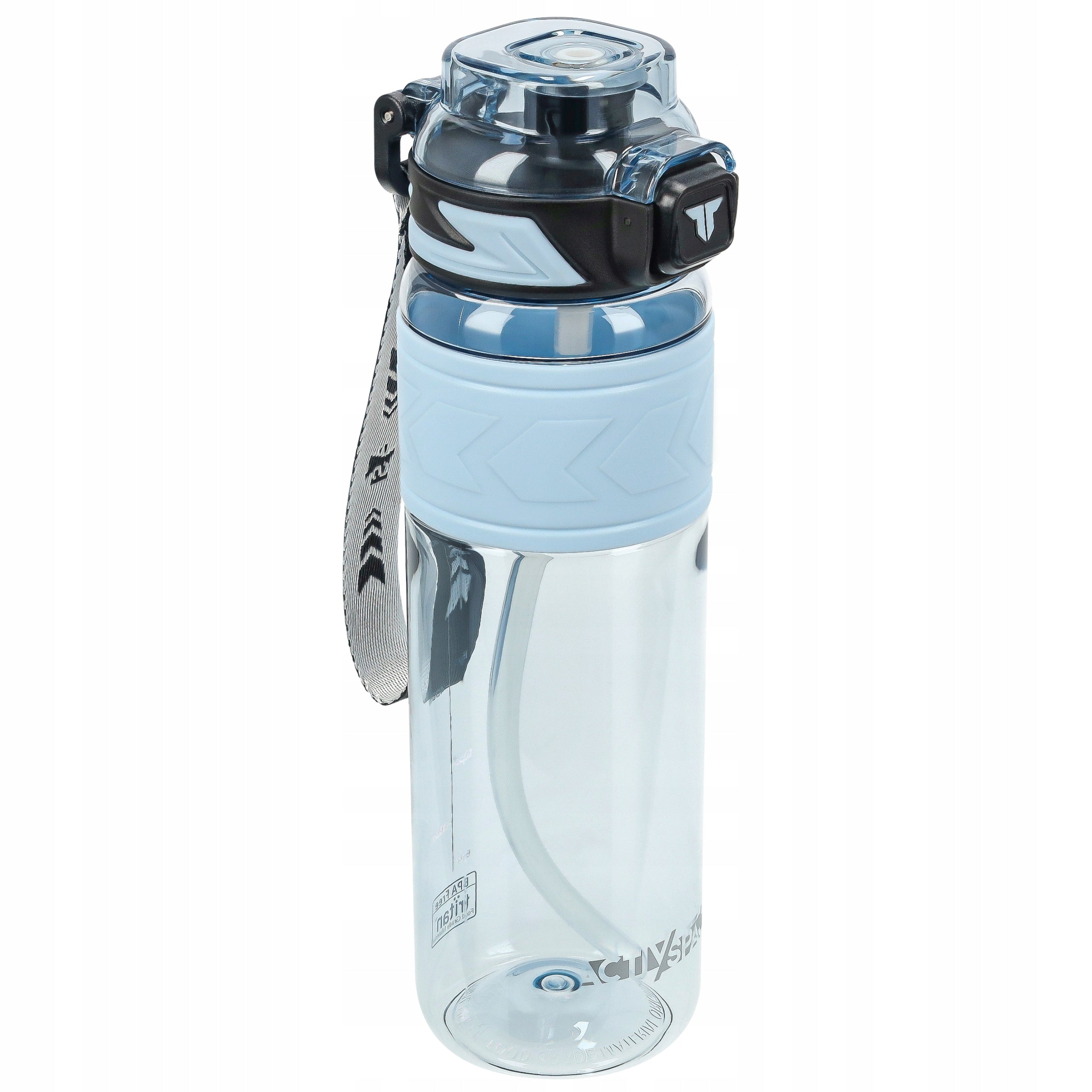 MOTIVATIONAL WATER BOTTLE SPORTS WATER BOTTLE WITH MEASURING CUP FITNESS GYM 1L PRO EAN (GTIN) 5904183609379