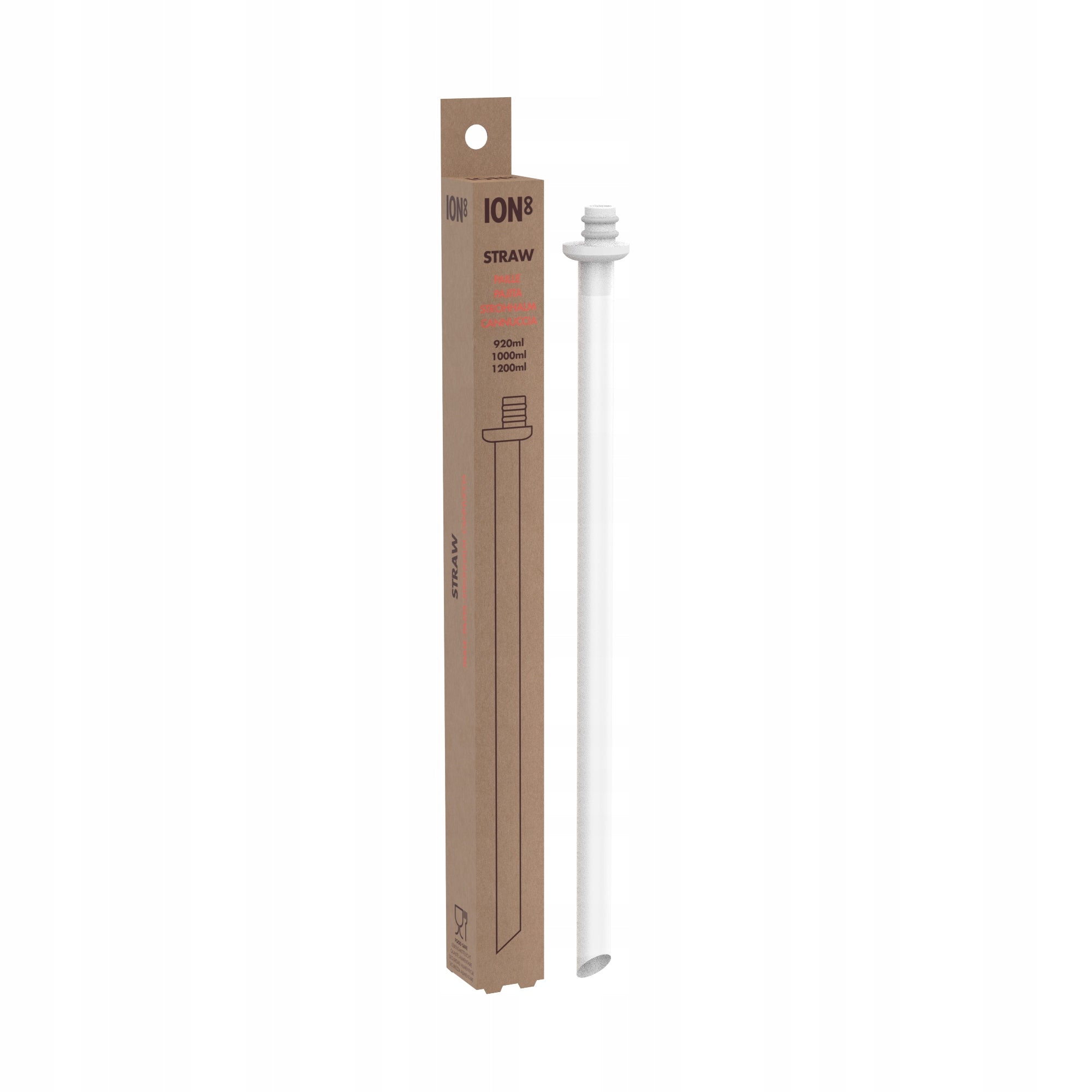 MOTIVATOR MOTIVATIONAL STRAW BOTTLE WITH SPORTS TUBE MOUTHPIECE ION8 1 L Packaging status original