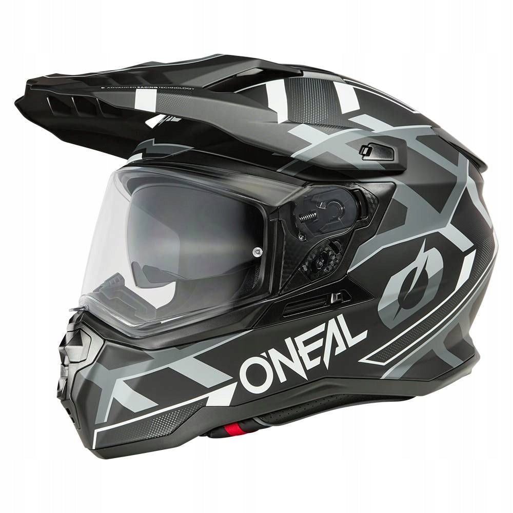 MOTO DUAL ADVENTURE full helmet O'Neal D-SRS SQUARE black grey S 55-56cm