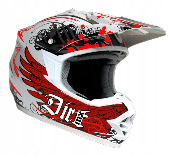MOTOCROSS ENDURO KASK CARBON CFK CZERWONY L NOWY CENA DET. 549,-