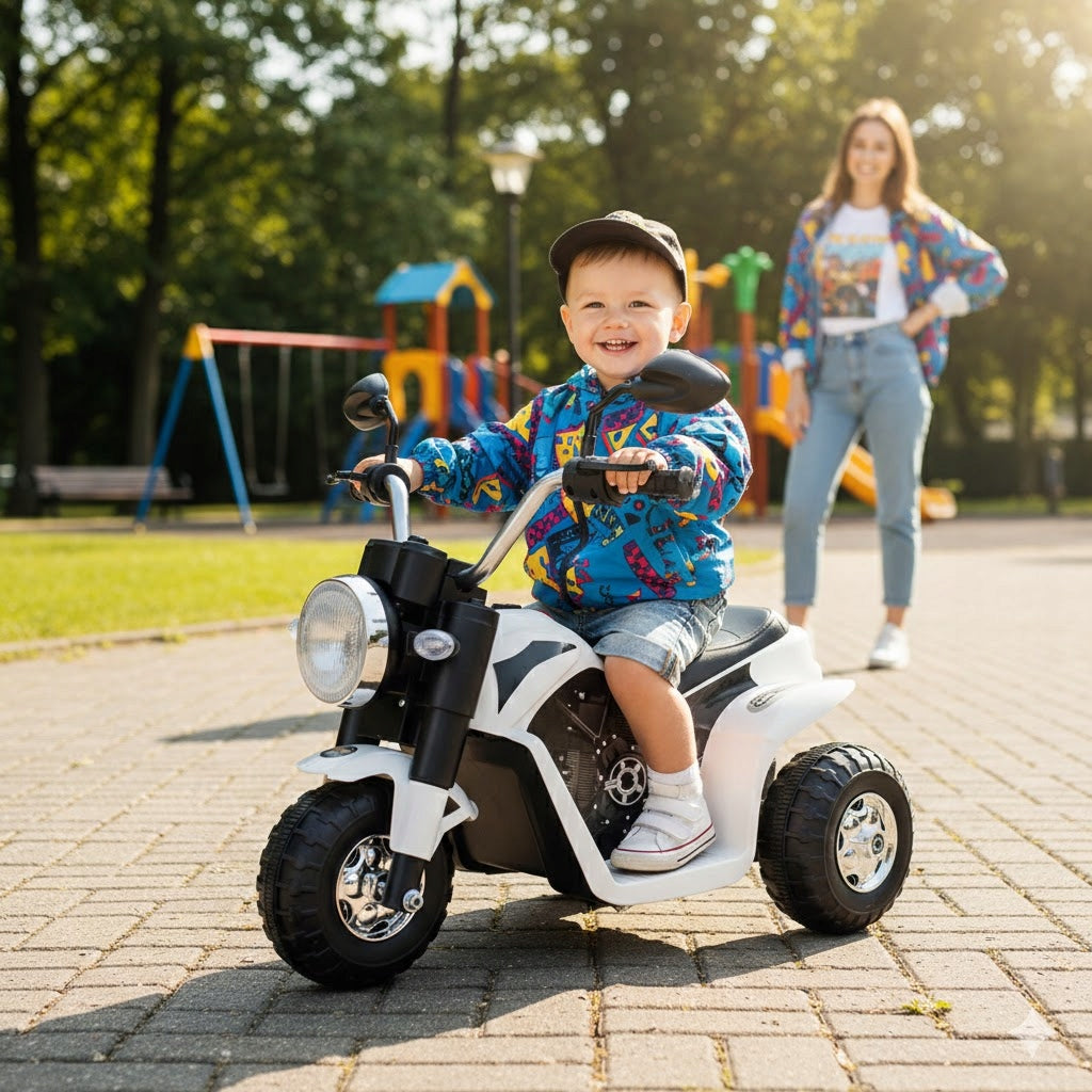 MOTOR CHOPPER FIRST MOTORBIKE FOR BABY,MELODIES, LIGHTS JC916 Packaging status original