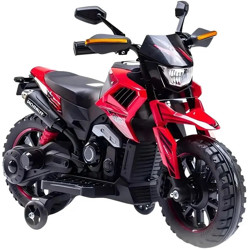 MOTOR CROSS DL MOTORCYCLE for LED battery, SOUNDS, LEATHER Packaging status original