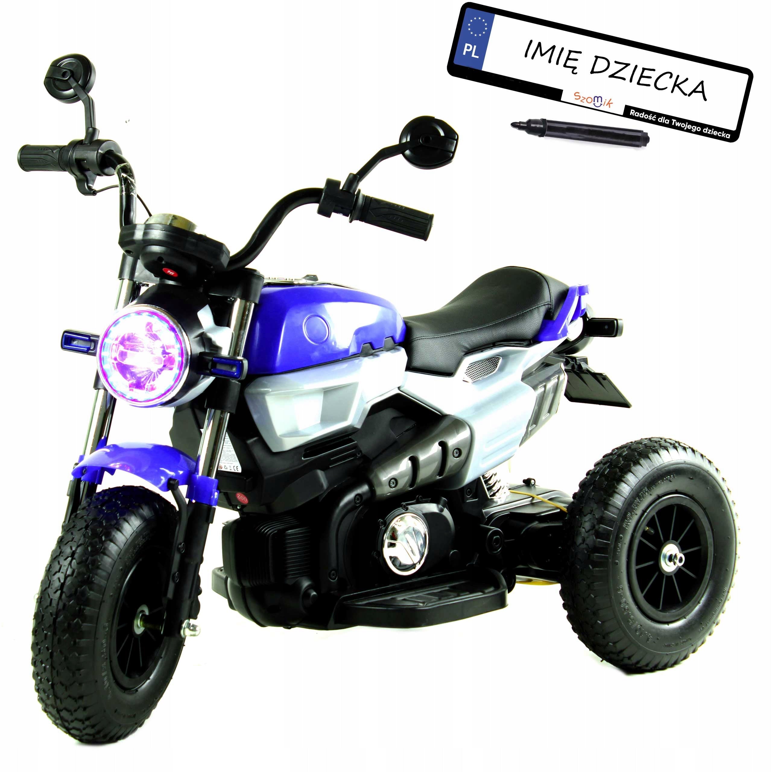 MOTOR FOR BATTERY Trike PUMPED WHEELS Leather 2 MOTORS LED Board