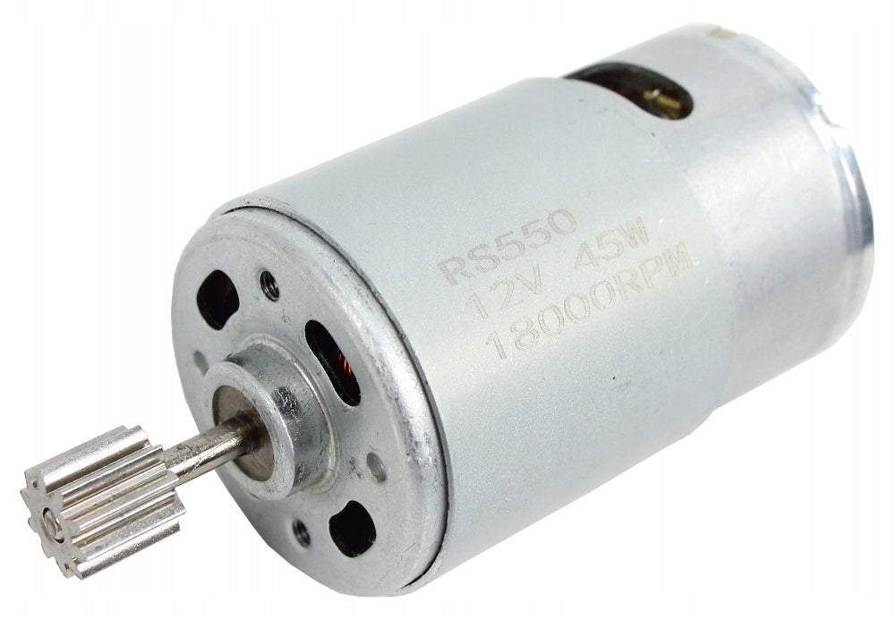 MOTOR, MOTOR 12V 45W 18000 + cables + plug, model 550