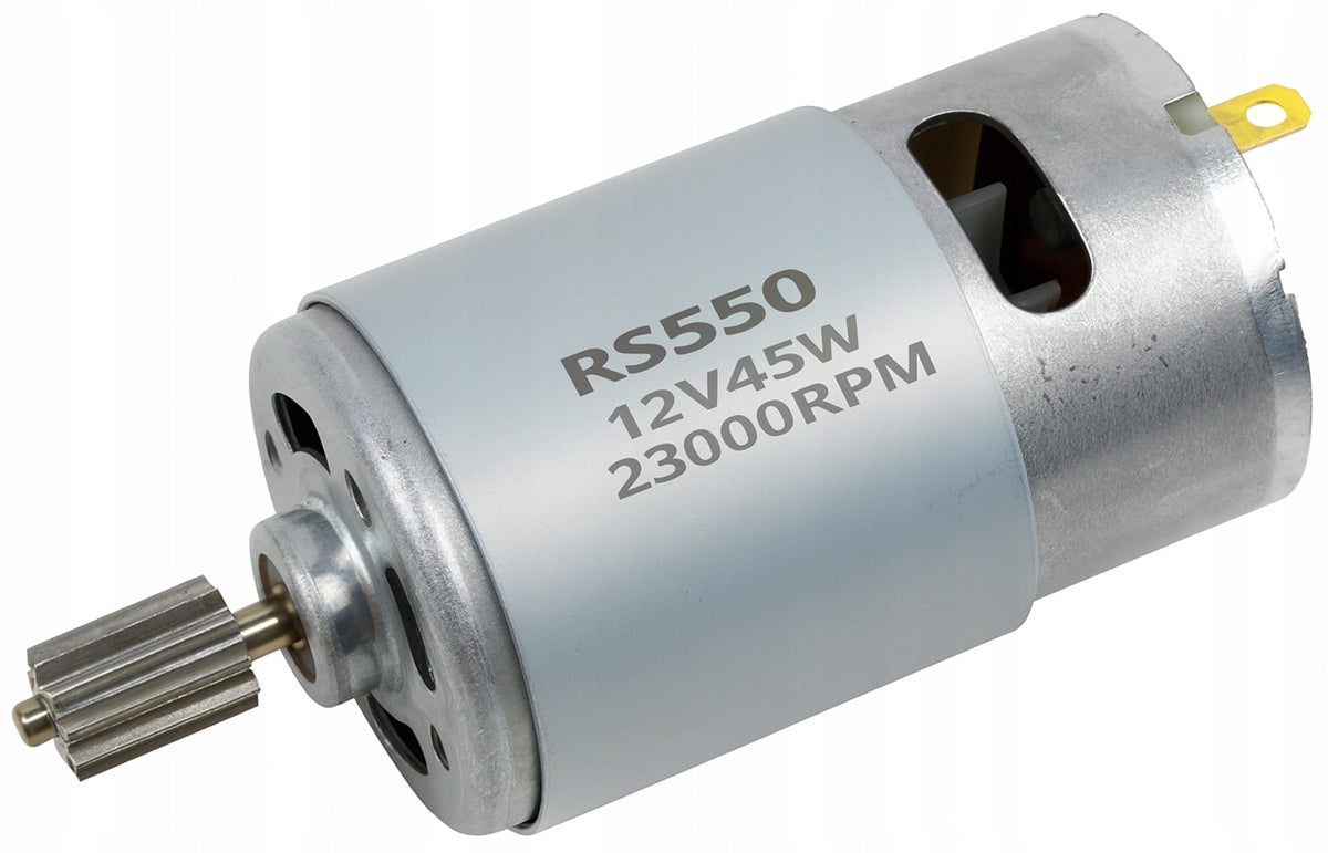 MOTOR, MOTOR 12V 45W 23000 + cables + plug, model 550