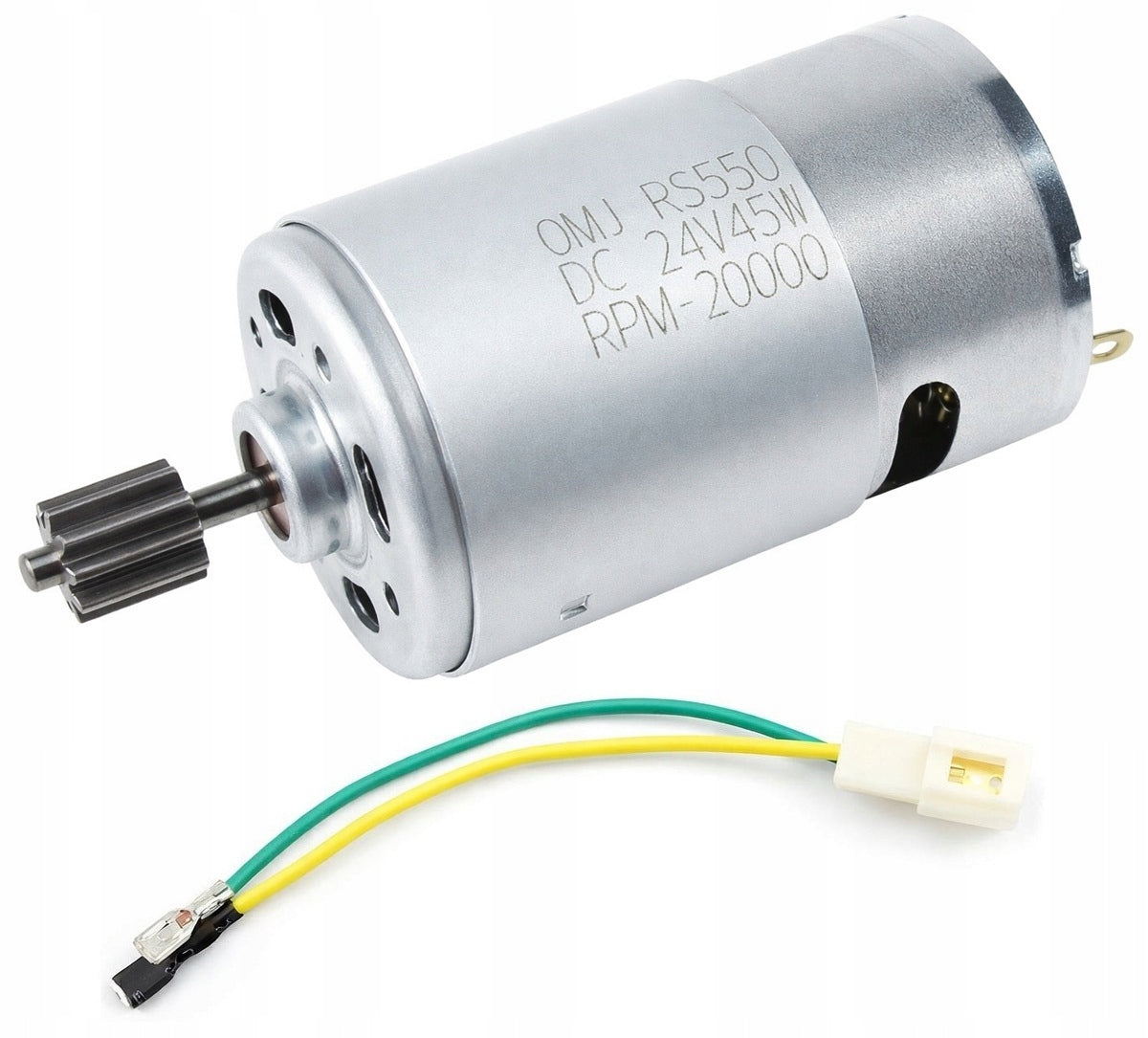 MOTOR, MOTOR 24V 45W 20000 + cables + plug, model 550