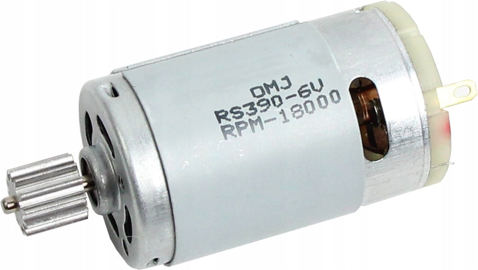MOTOR, MOTOR 6V 18000 + cables + plug, model 390