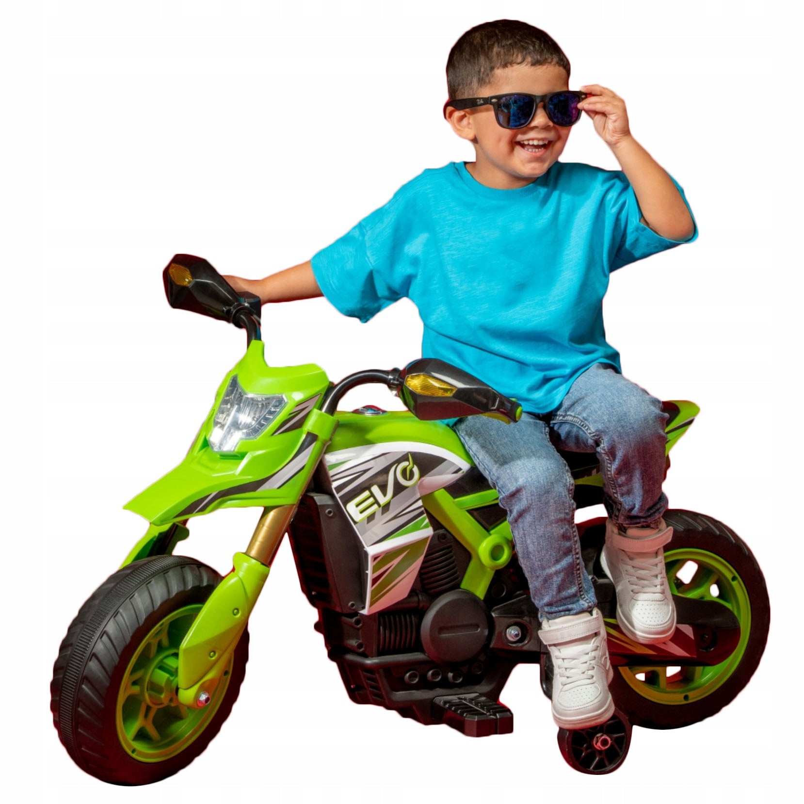 MOTOR MOTORBIKE FOR ELECTRIC BATTERY FOR CHILDREN LIGHTS SAFE