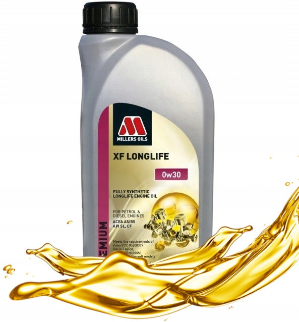 MOTOR OIL SYNTHETIC MILLERS XF LL 0W30 0W-30 1L