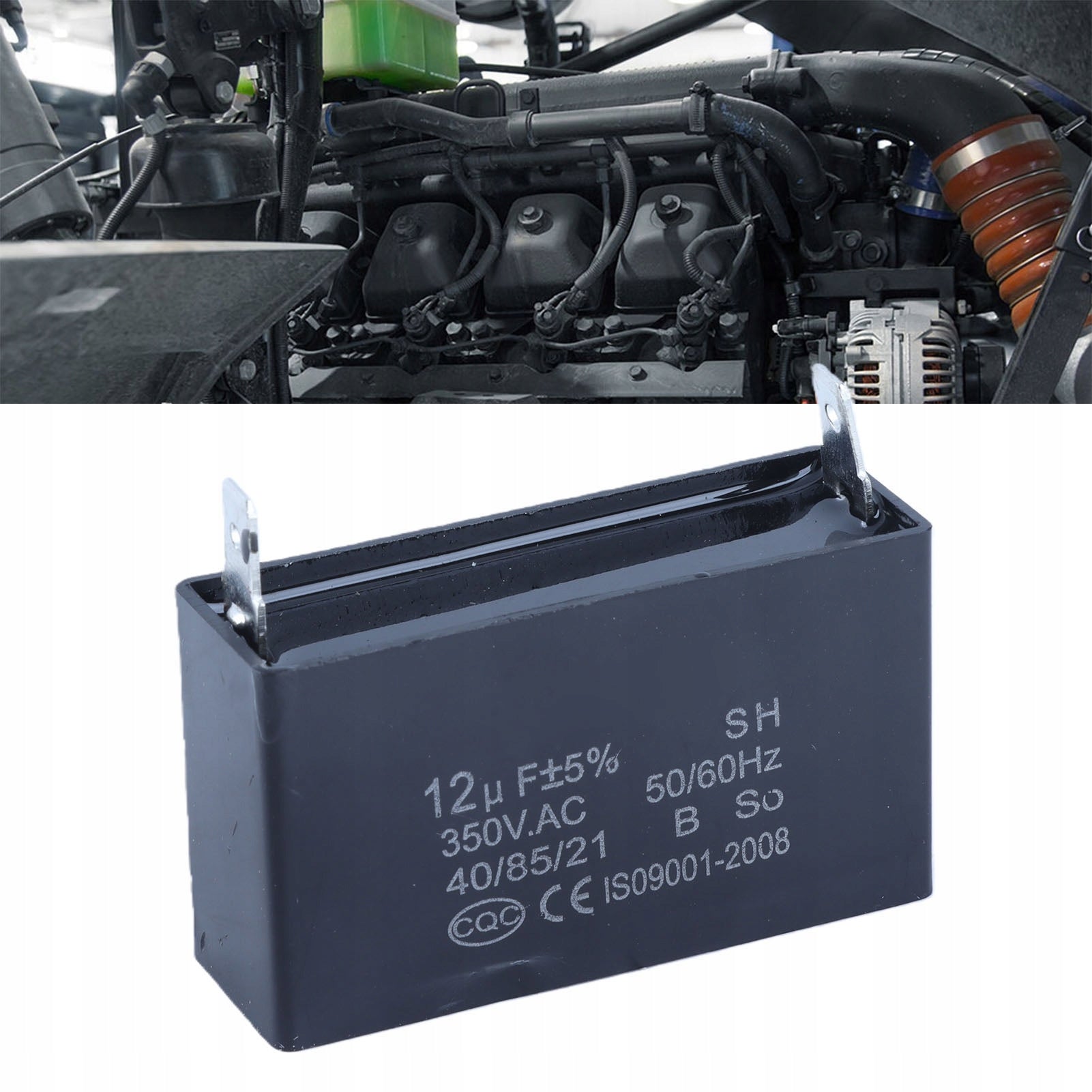 MOTOR STARTING CAPACITOR 350VAC 12UF Manufacturer code GS23993