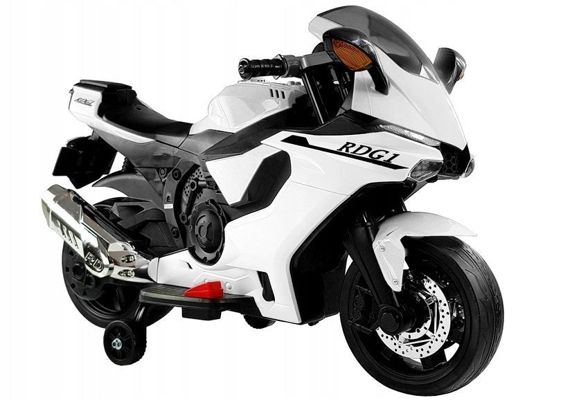 MOTORBIKE BATTERY VEHICLE FOR CHILDREN AUDIO PANEL + LED LIGHTS