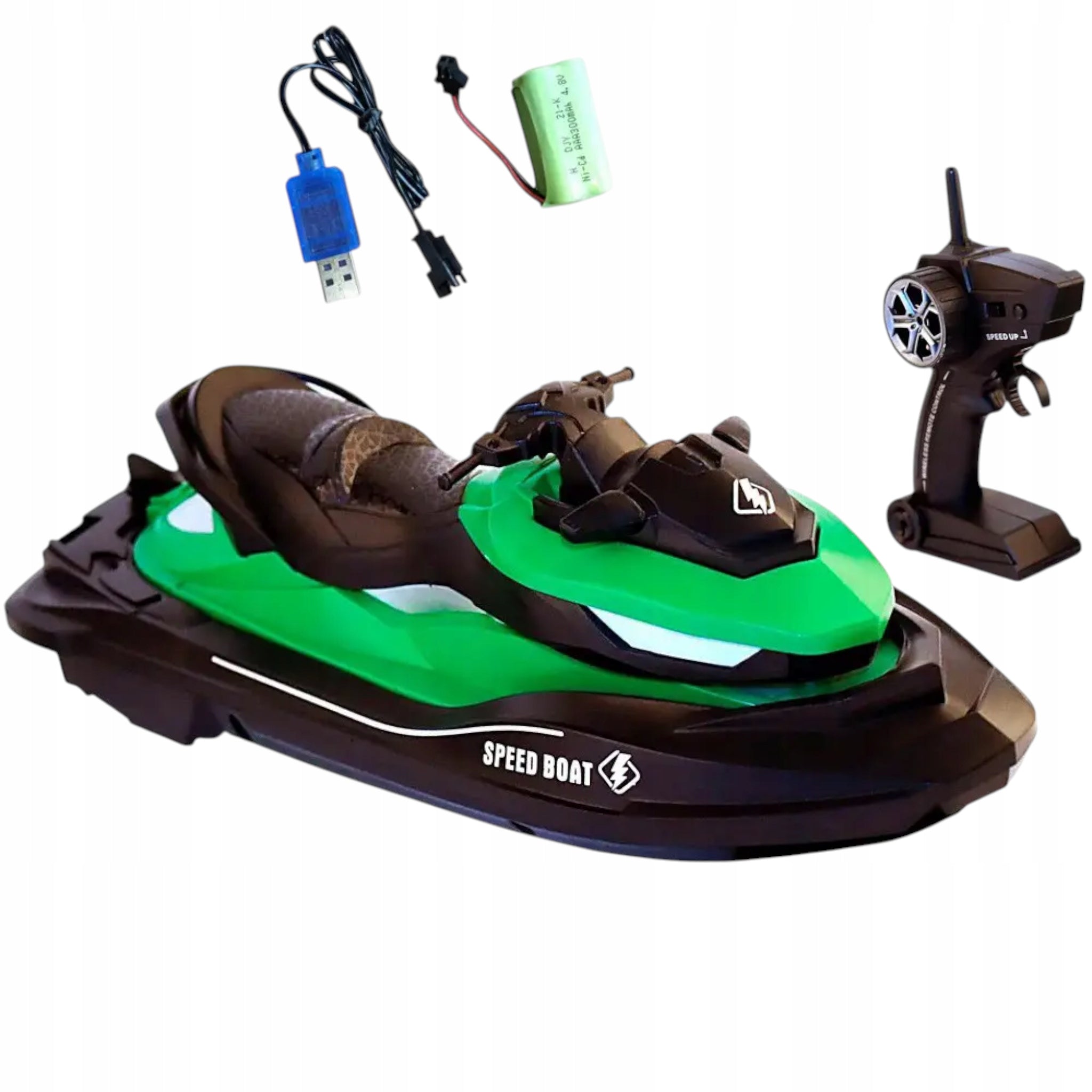 MOTORBOAT BOAT REMOTE CONTROLLED REMOTE CONTROL RACING BOAT RC FOR KIDS Packaging status original
