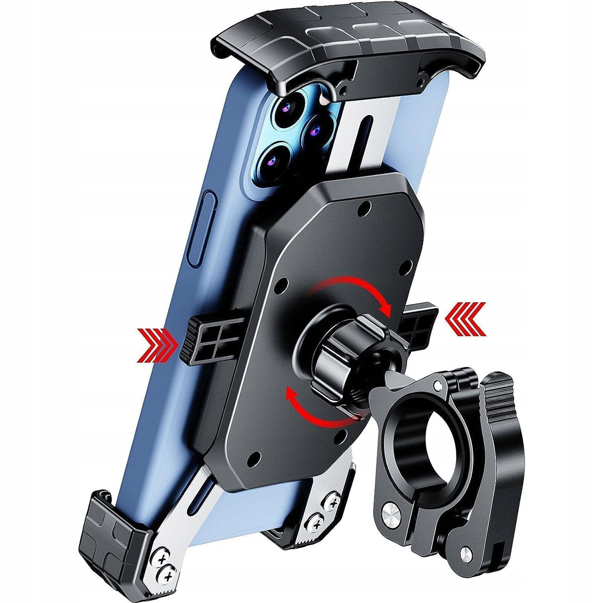 MOTORCYCLE ANTI-VIBRATION PHONE HOLDER WITH VIBRATION DAMPING QUAD SCOOTER Product weight with unit packaging 0.297 kg