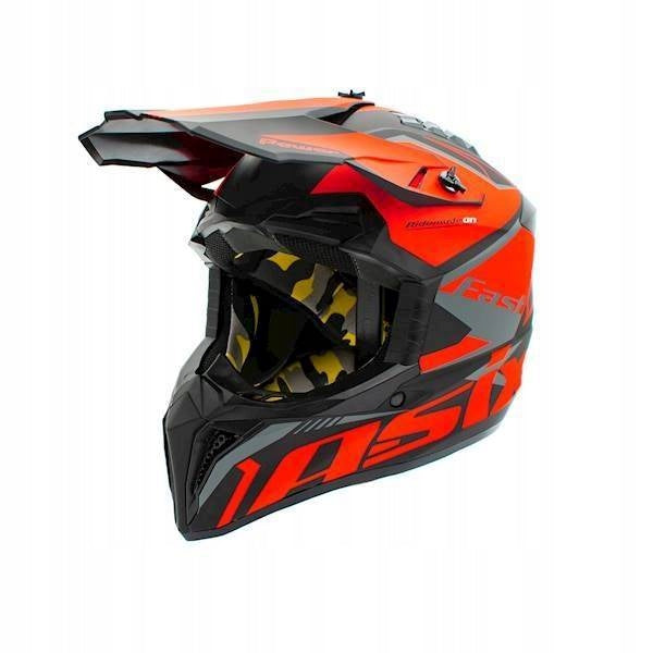 MOTORCYCLE ASIX HELMET JUNIOR CHILDREN CROSS ENDURO ORANGE M QUAD Manufacturer's catalog number ASIX127-96