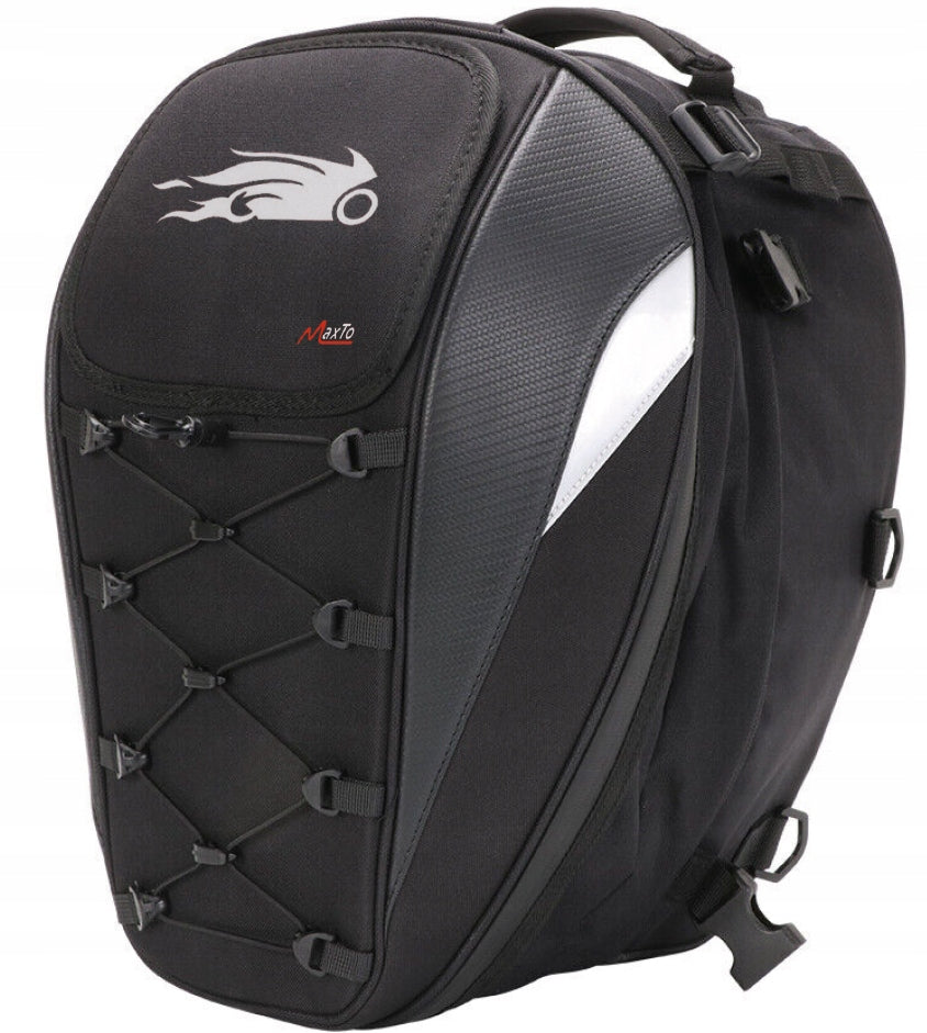 MOTORCYCLE BACKPACK BAG WITH  COVER SEAT "MAXTO" Manufacturer's catalog number KADYP1