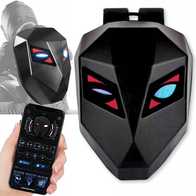MOTORCYCLE BACKPACK FOR MOTORBIKE WATER RESISTANT EYES BLUETOOTH LED SCREEN FOR HELMET