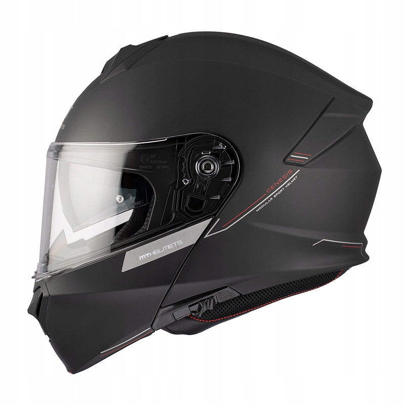 MOTORCYCLE BARBED HELMET MT GENESIS SV SOLID BLACK MAT M FREEBIES Manufacturer's catalog number 13470000135