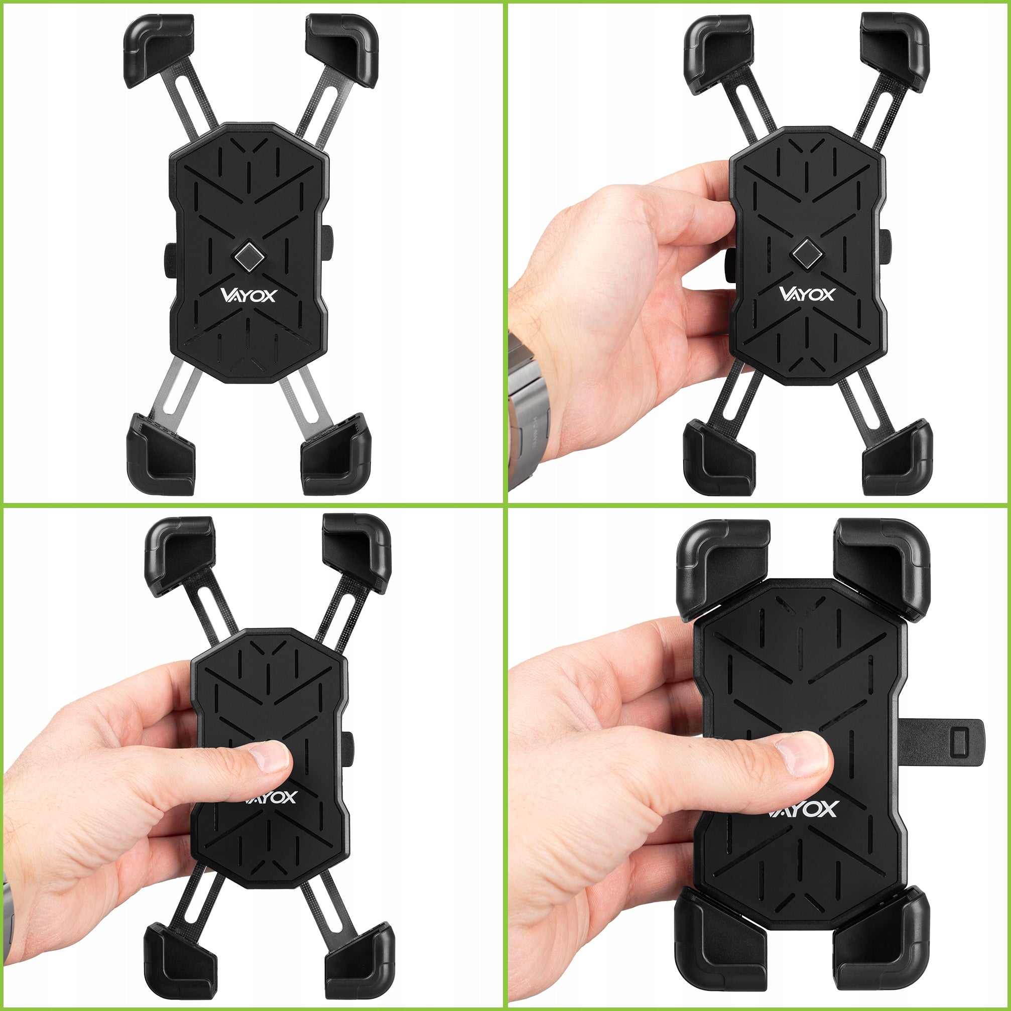 MOTORCYCLE BIKE HOLDER FOR PHONE 7,2 HANDLEBAR BIKE ALUMINUM VAYOX For mobile