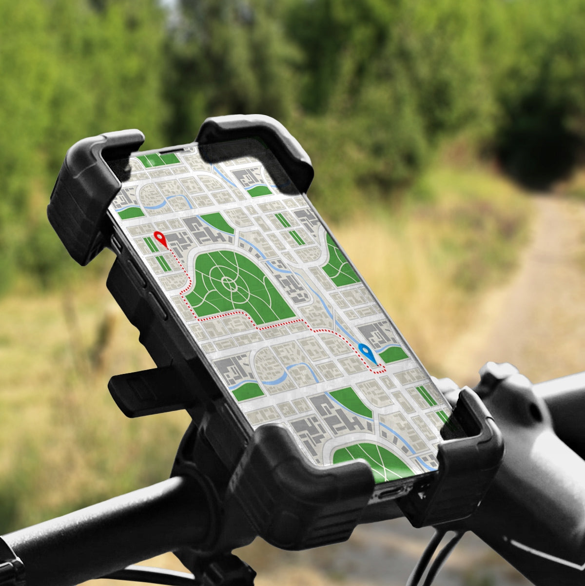 MOTORCYCLE BIKE HOLDER FOR PHONE 7,2 HANDLEBAR BIKE ALUMINUM VAYOX Product weight with unit packaging 0.31 kg