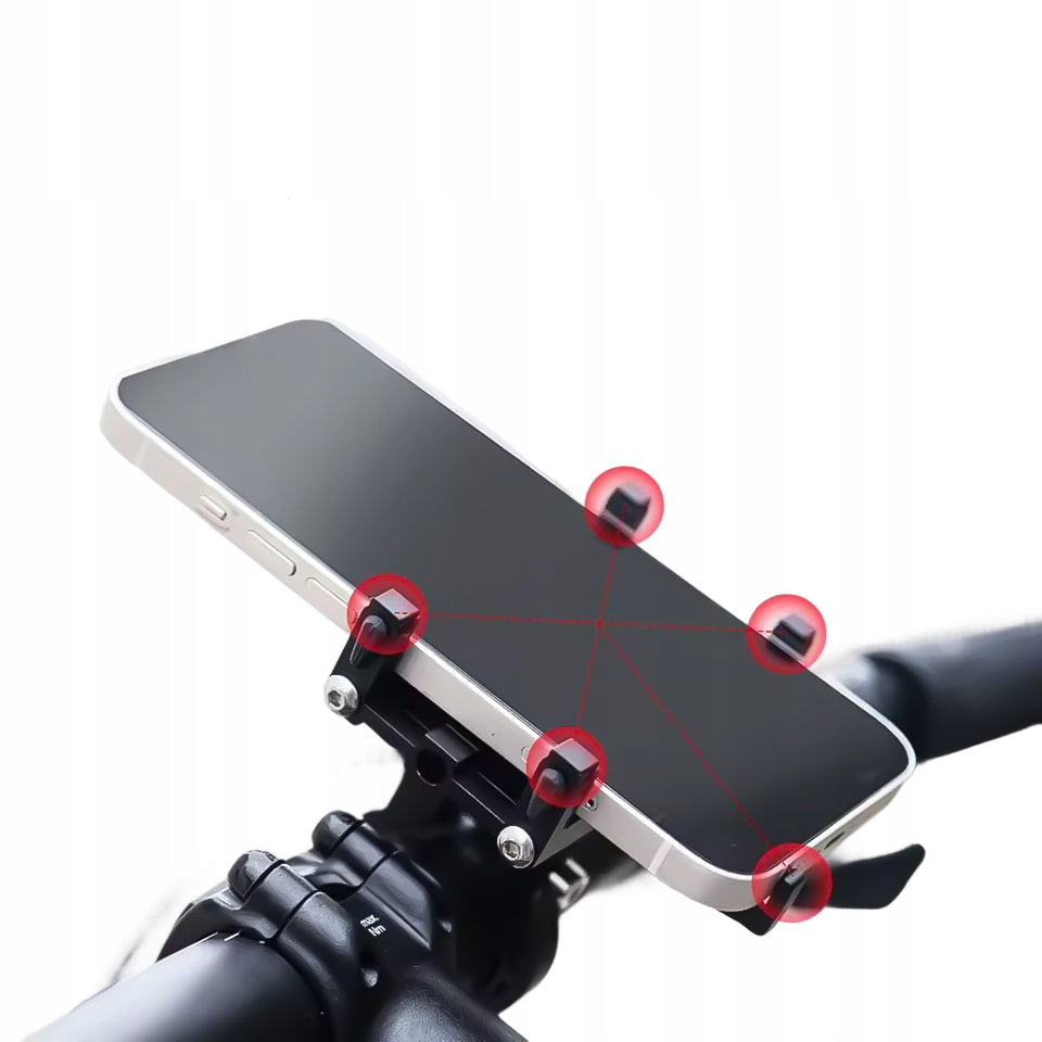 MOTORCYCLE BIKE HOLDER FOR PHONE HANDLEBAR ALUMINUM STRONG STABLE Product weight with unit packaging 0.25 kg