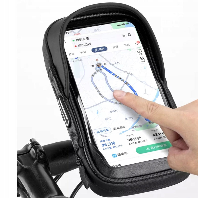 MOTORCYCLE BIKE PHONE HOLDER WATERPROOF ROCKBROS ROTATING CASE Brand Rockbros