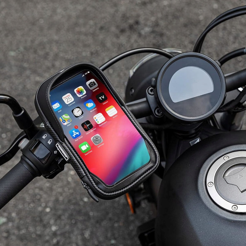 MOTORCYCLE BIKE PHONE HOLDER WATERPROOF ROCKBROS ROTATING CASE Manufacturer code UCHWYT ROWEROWY NA TELEFON PORTFEL