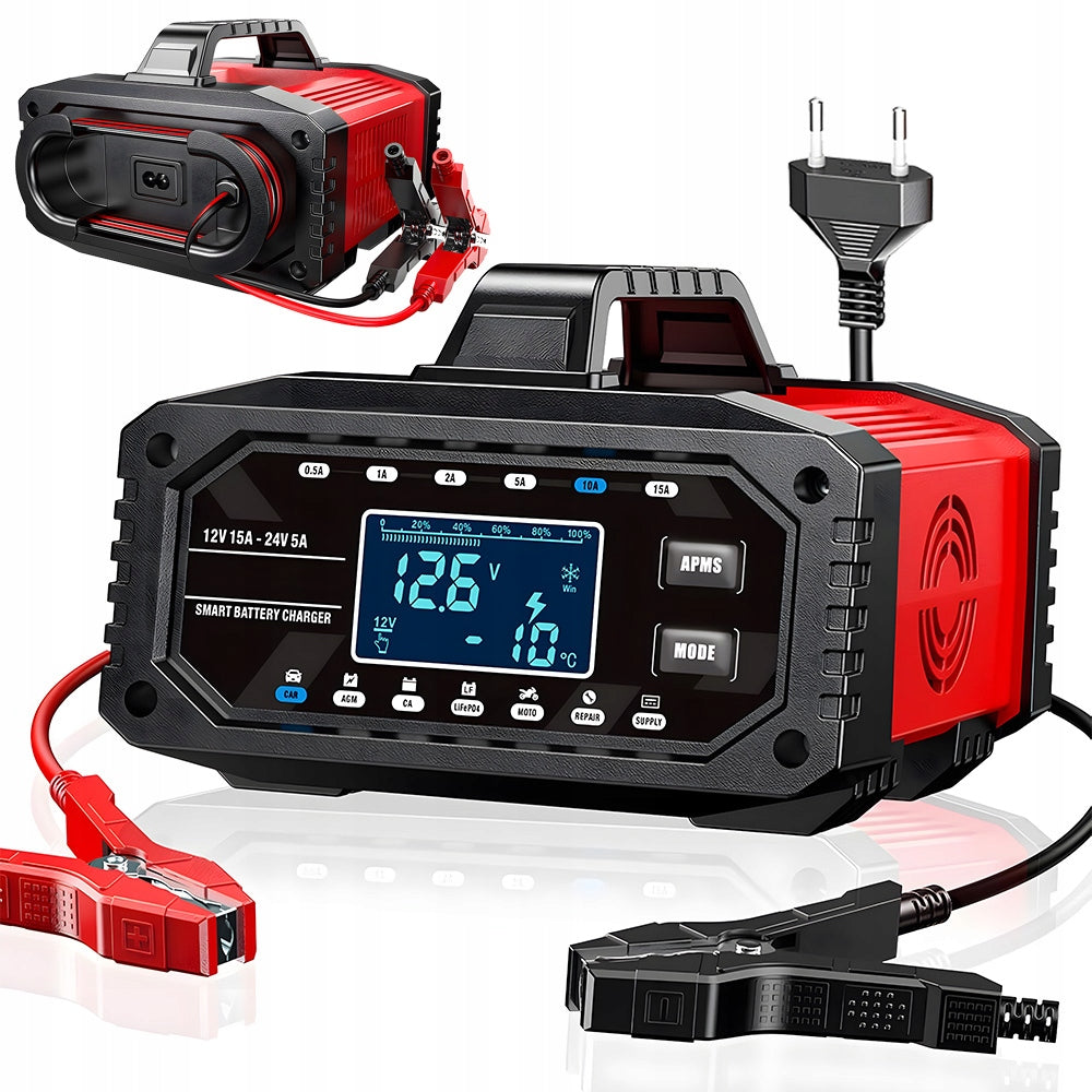 MOTORCYCLE CAR RECTIFIER BOAT WITH LCD DISPLAY 12V/24V