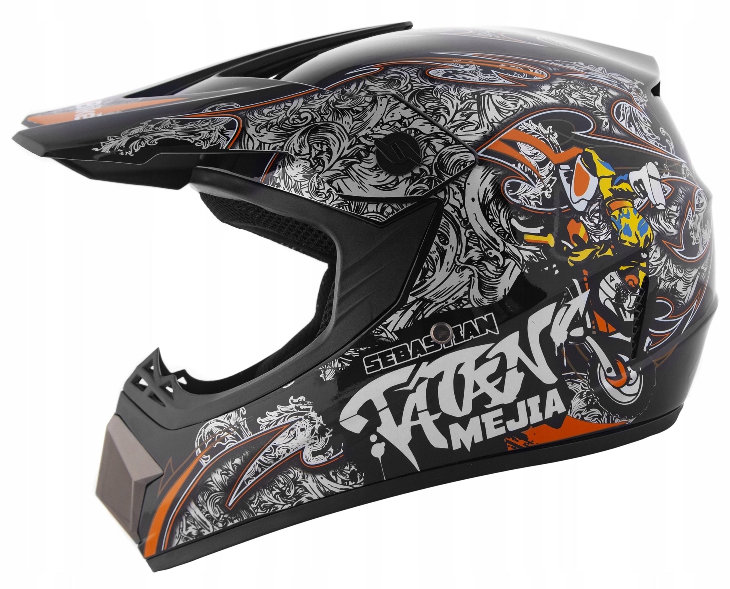 MOTORCYCLE CROSS HELMET FOR CROSS ENDURO QUAD ATV BIKE BMX SCOOTER XL