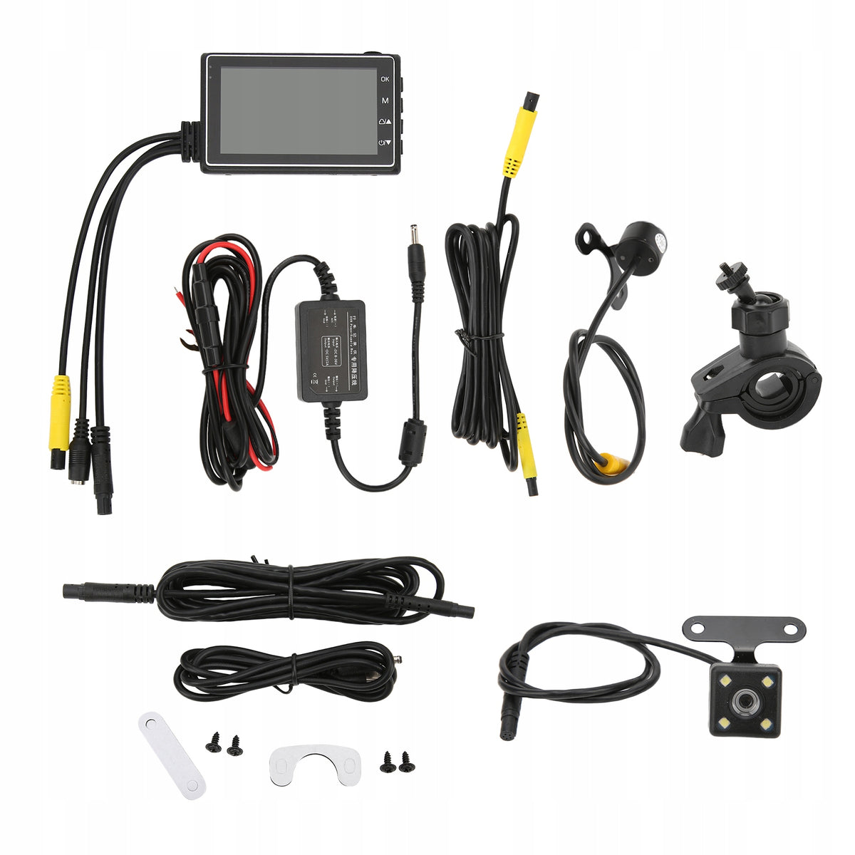 MOTORCYCLE DVR FRONT AND REAR DUAL CAMERA 1080P+720P HD