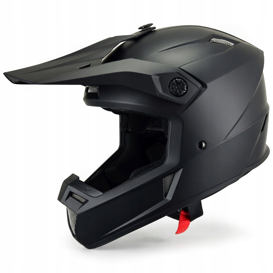 MOTORCYCLE ENDURO HELMET WOLF CROSSRIDE BLACK MAT M