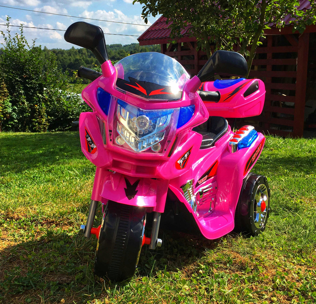MOTORCYCLE FOR CHILDREN ON BATTERY SOUNDS MOTOR Packaging status original