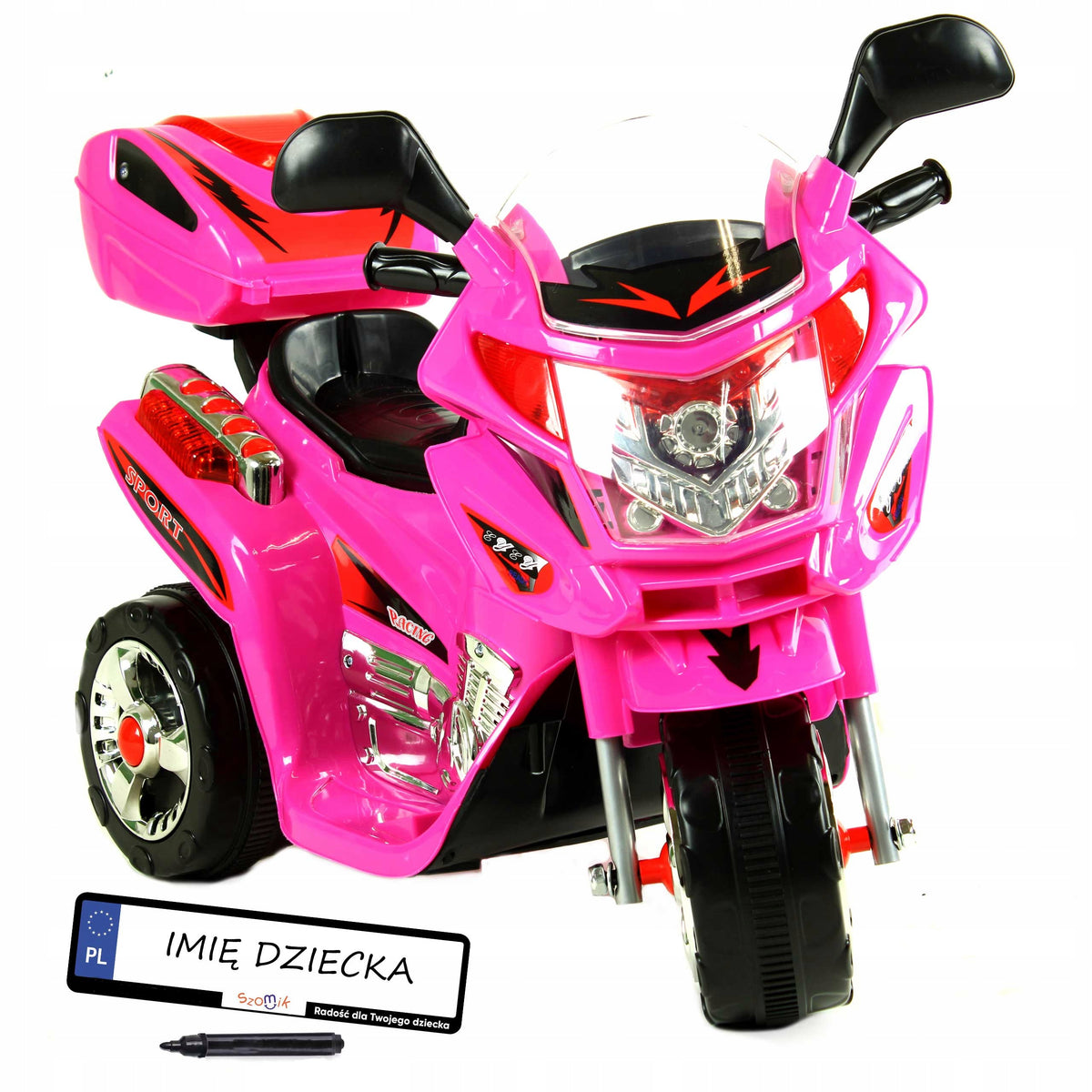 MOTORCYCLE FOR CHILDREN ON BATTERY SOUNDS MOTOR