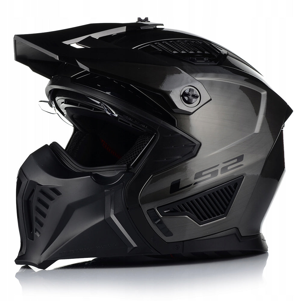 MOTORCYCLE HELMET 4in1 LS2 OF606 JEANS DETACHABLE JAW + VISOR + INTERCOM Manufacturer's catalog number OF606 Drifter męski damski