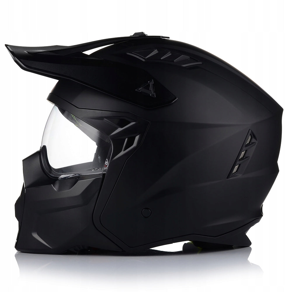 MOTORCYCLE HELMET 4in1 VITO PREDATOR MATT DETACHABLE JAW + VISOR +2xBLENDA Manufacturer's catalog number Kask + interkom bluetooth