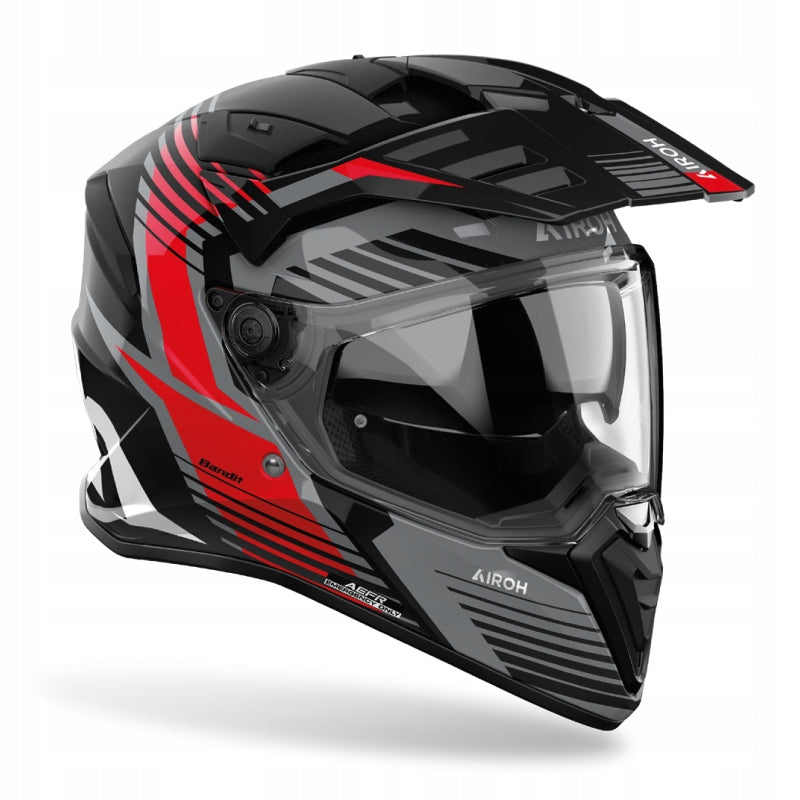 MOTORCYCLE HELMET AIROH BANDIT SPICY RED GLOSS XL
