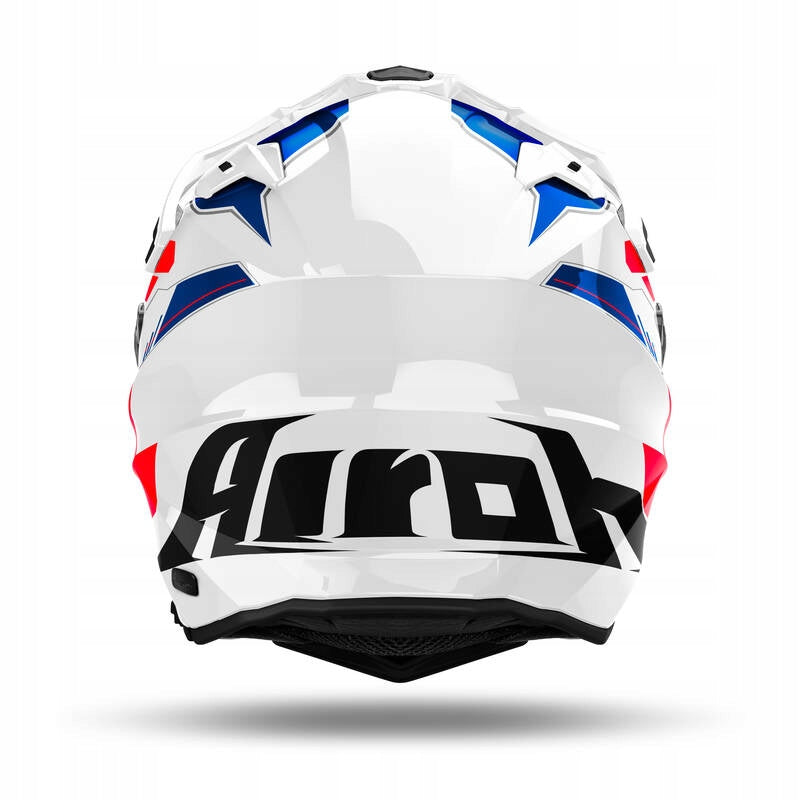 MOTORCYCLE HELMET AIROH COMMANDER 2 REVEAL BLUE-RED P Size L
