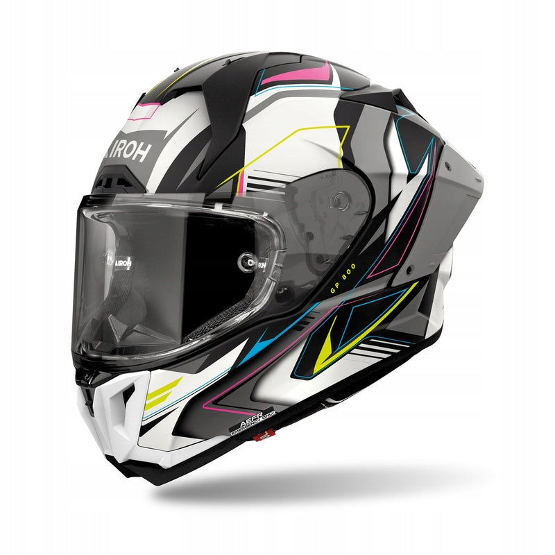 MOTORCYCLE HELMET AIROH GP800 MUST MULTICOLOR MATT M